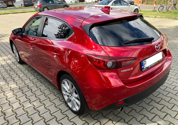 Mazda 3 cena 48800 przebieg: 194000, rok produkcji 2014 z Leszno małe 407